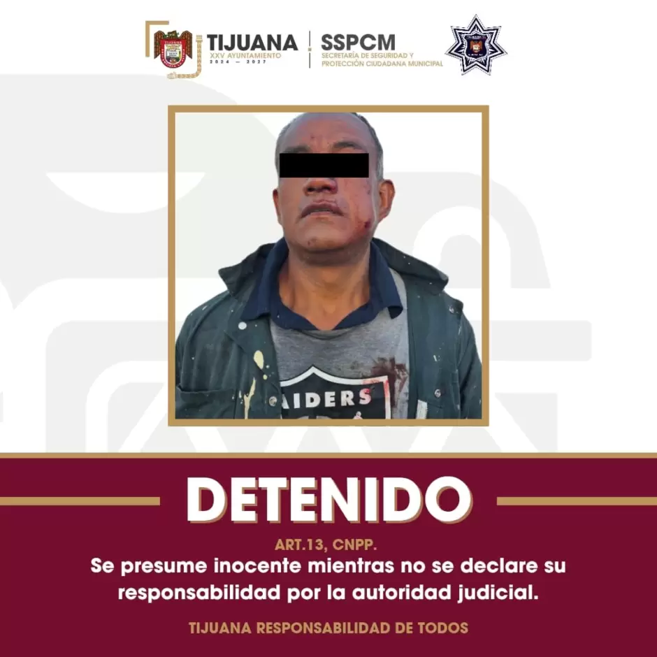 Presunto asaltante de transporte p�blico en Tijuana