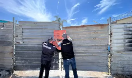 Clausura de establecimiento irregular en la colonia Jard�n Dorado