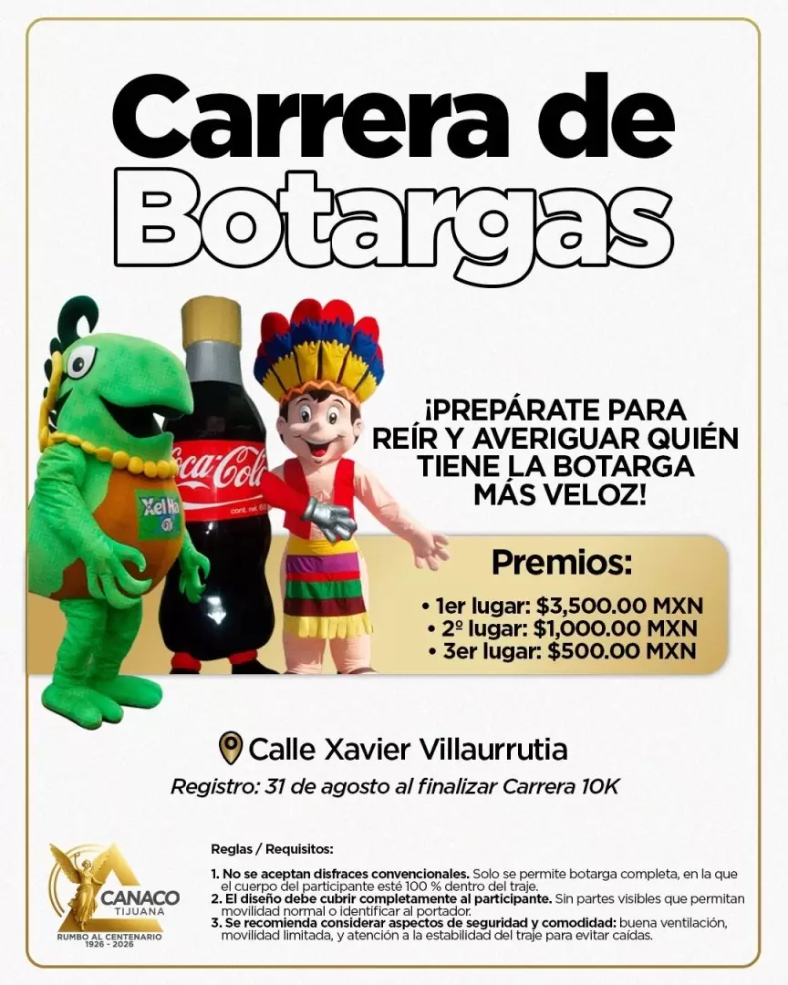 Carrera de botargas para Serial Atl�tico