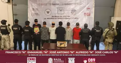 Detenidos por portaci�n de armas de fuego en Tijuana
