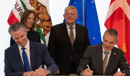 California y Dinamarca firman alianza para impulsar el clima y la tecnolog�a