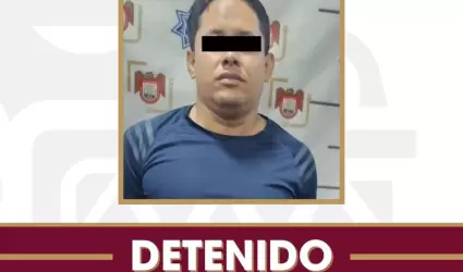 Detenido por violencia familiar en la colonia Jard�n