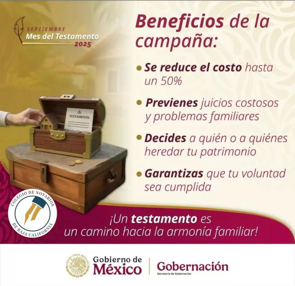 Campa�a "Septiembre, Mes del Testamento"