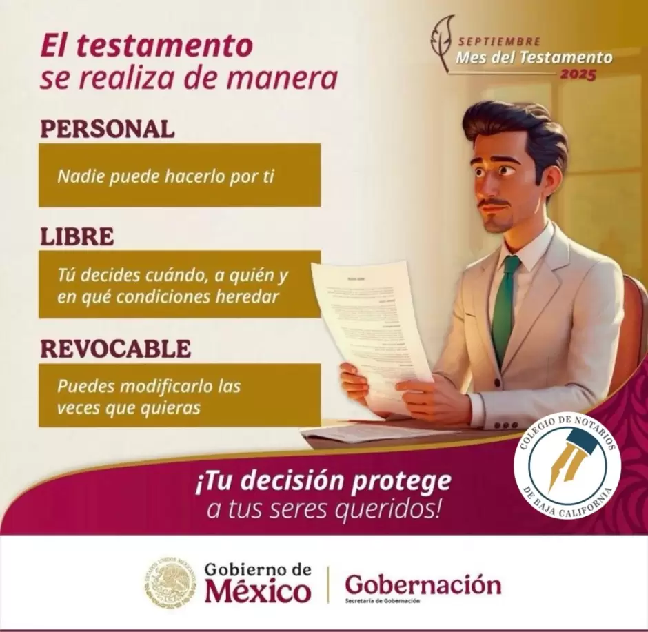 Campa�a "Septiembre, Mes del Testamento"