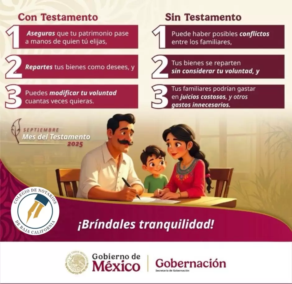 Campa�a "Septiembre, Mes del Testamento"