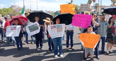 Manifestaci�n contra construcci�n de presas