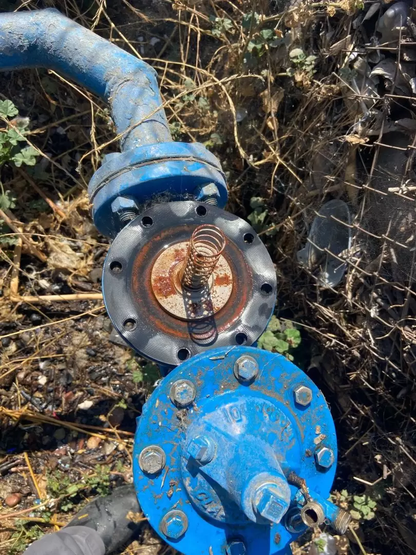 Vandalismo en infraestructura h�drica