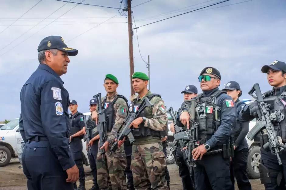 Operativo agentes polic�as