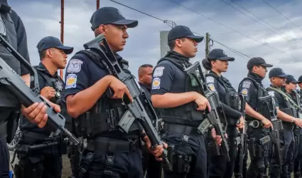 Operativo agentes polic�as