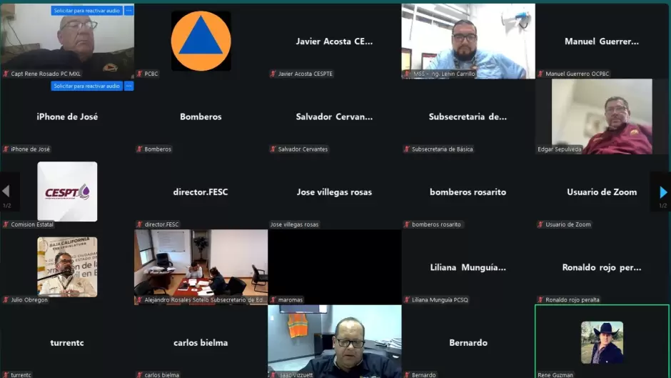 Sesi�n del Comit� de Emergencias ante posible afectaci�n por la tormenta tropical Lorena