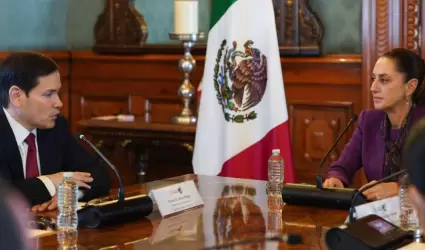 Reuni�n de Marco Rubio con Claudia Sheinbaum