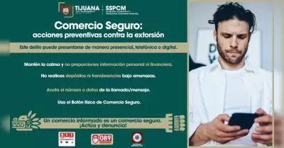 Acciones preventivas contra la extorsi�n