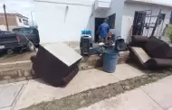 Inundaci�n en La Caridad deja a familia sin sala y electrodom�sticos