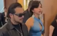 �ngela Aguilar y Christian Nodal evaden a la prensa tras declaraciones de Cazzu