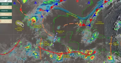 Cicl�n post-tropical "Lorena"
