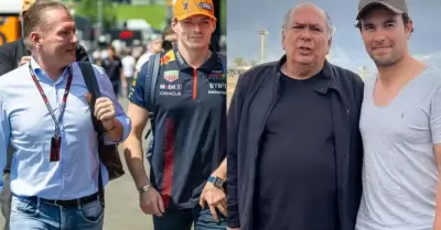 Jos Verstappen y Antonio P�rez Garibay