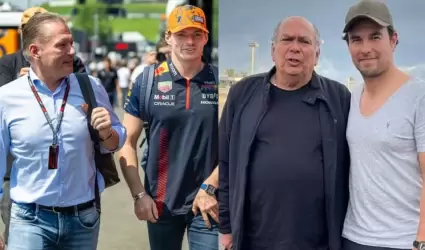 Jos Verstappen y Antonio P�rez Garibay