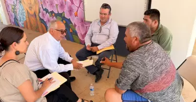 Agenda de trabajo en San Quint�n