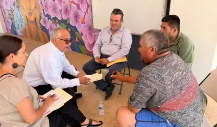 Agenda de trabajo en San Quint�n