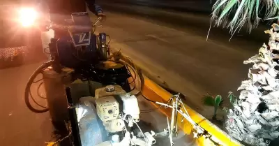 Trabajos de se�alizaci�n vial durante horario nocturno