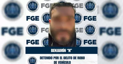 Detenido por robo de veh�culo en Tijuana
