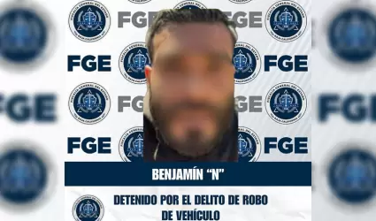 Detenido por robo de veh�culo en Tijuana