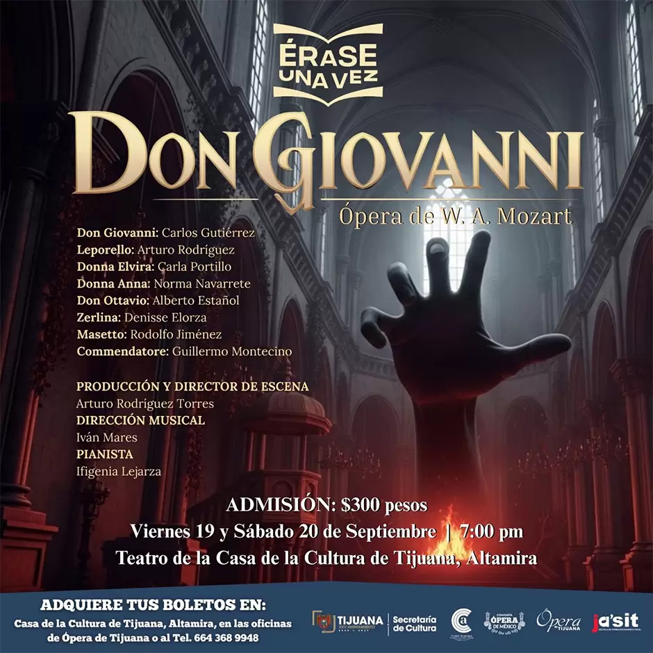 �pera Don Giovanni celebra 25 a�os de la �pera de Tijuana