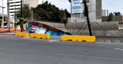 Socav�n en el Centro de Tijuana