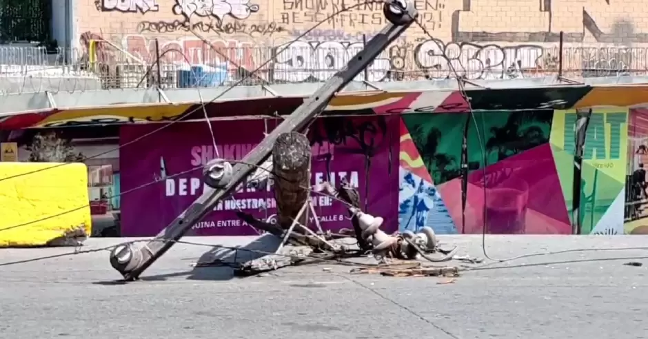 Socav�n en el Centro de Tijuana