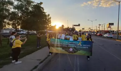 Marcha por la prevenci�n del suicidio