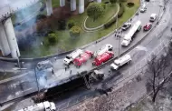 Tras explosi�n de pipa, va Sheinbaum por fortalecer seguridad en traslado de combustibles