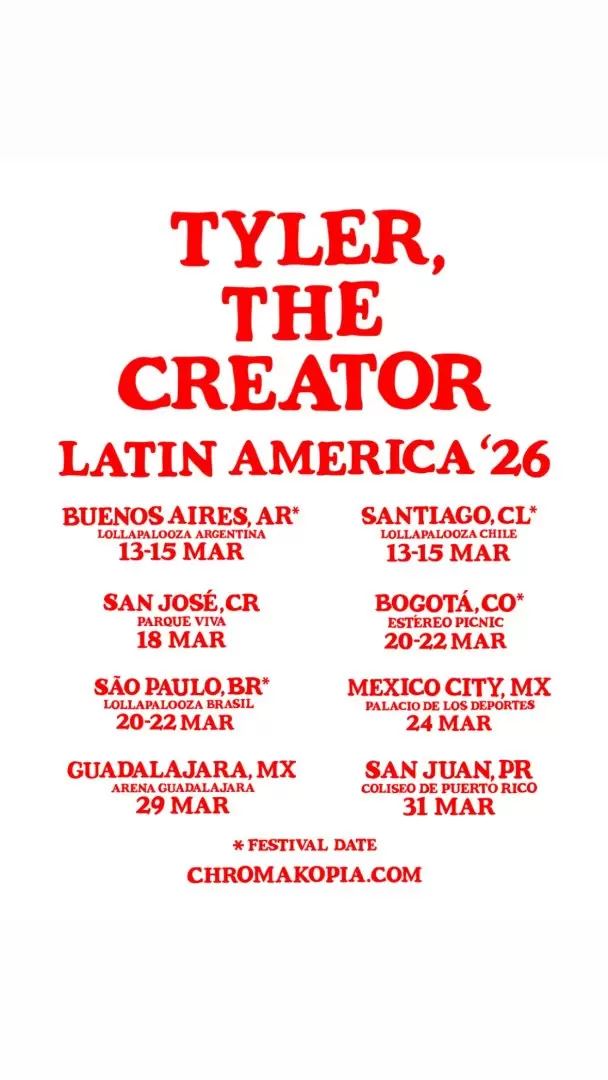 Tyler, the Creator se presentar� en M�xico