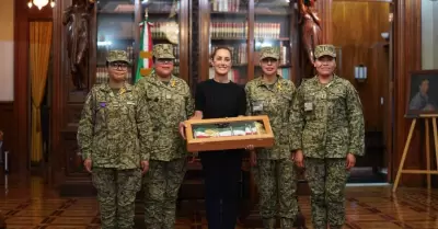 Banda presidencial que usar� Claudia Sheinbaum