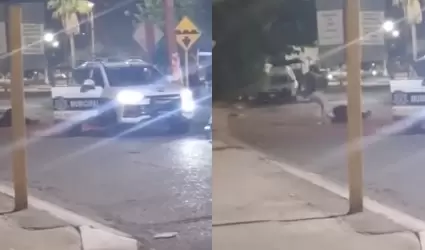 Agresi�n a polic�as en Puerta Real