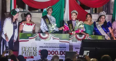 Christian Flores y B�rbara V�zquez, embajadores de las Fiestas Patrias 2025 en E