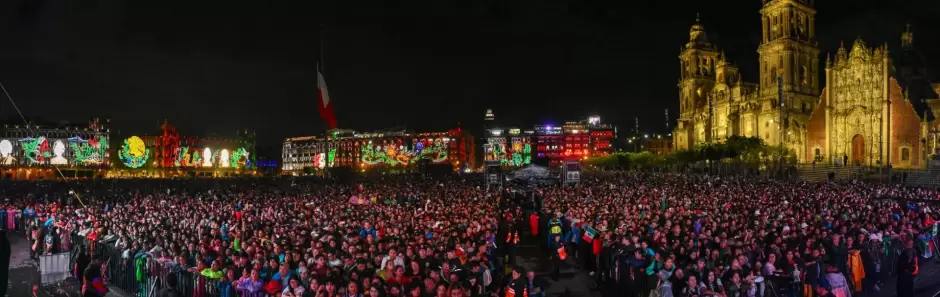 �Hist�rico! Presidenta Claudia Sheinbaum encabeza ceremonia del Grito de Independencia; primera mujer en 215 a�os
