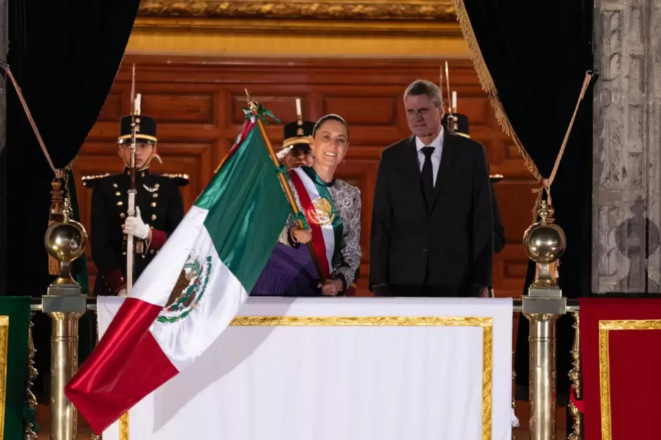 �Hist�rico! Presidenta Claudia Sheinbaum encabeza ceremonia del Grito de Independencia; primera mujer en 215 a�os