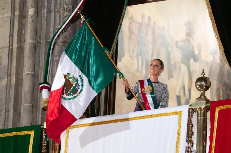 �Hist�rico! Presidenta Claudia Sheinbaum encabeza ceremonia del Grito de Independencia; primera mujer en 215 a�os