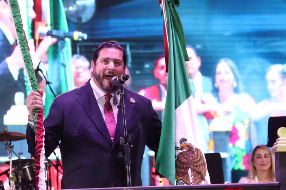 Encabeza Ismael Burgue�o Ruiz Ceremonia del CCXV Aniversario del Grito de Independencia en Tijuana