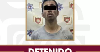 Detenido por robo a transe�nte en Ejido Matamoros