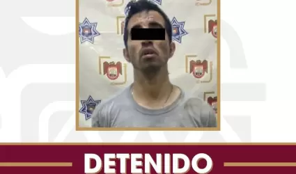 Detenido por robo a transe�nte en Ejido Matamoros