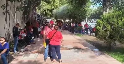 Maestros del Sindicato Estatal de Trabajadores de la Educaci�n en Baja Californi