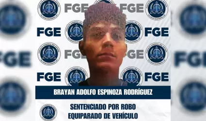 Sentenciado por robo equiparado de veh�culo