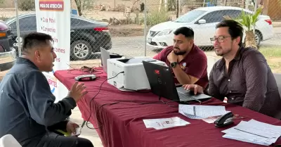 Mesa de atenci�n en Colonia Esperanza