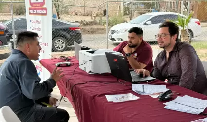 Mesa de atenci�n en Colonia Esperanza
