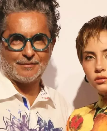 Ra�l Araiza y su hija Camila