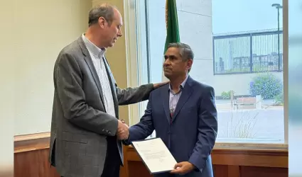 Se re�nen secretario de Seguridad de BC y c�nsul de EU en Tijuana