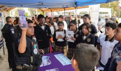 Acciones preventivas con estudiantes de secundaria en la S�nchez Taboada