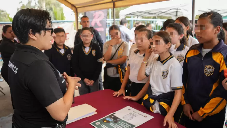 Acciones preventivas con estudiantes de secundaria en la S�nchez Taboada