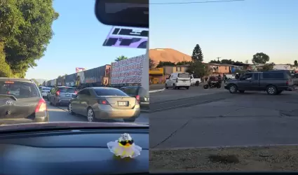 Choque entre tren y veh�culo en el Blvd. Ben�tez